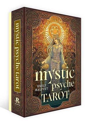 Карты таро мистическая психея - mystic psyche tarot rockpool publishing золотой срез, 78 карт, на английском bm