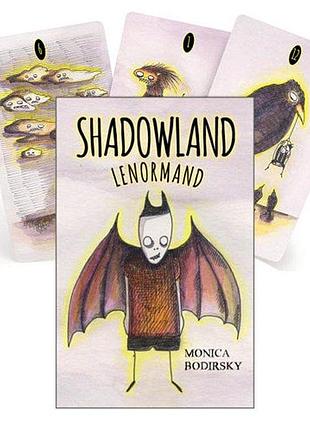 Карти оракул ленорман країна тіней - shadowland lenormand cards. schiffer publishing, 36 карт, англійською bm