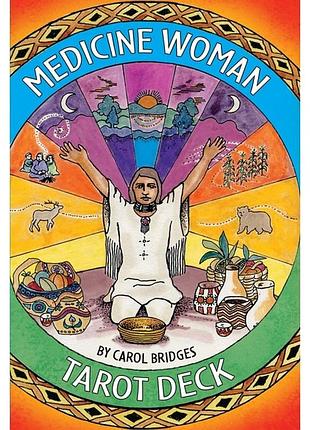 Карты таро целительницы - medicine woman tarot, 78 карт, на английском bm