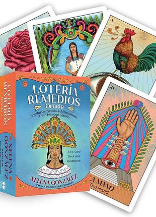 Карти оракул лотерії, що зцілює - lotería remedios oracle. hay house, 54 карт, англійською bm