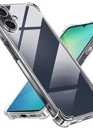 Чохол fiji proof для samsung galaxy a08 (a085) прозорий бампер з посиленими бортами transparent