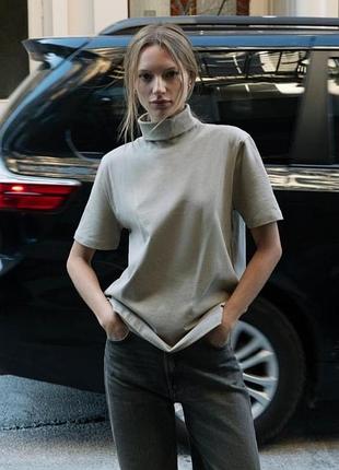 Гольф бавовна короткий рукав zara