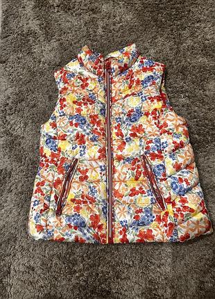 Жилетка для дівчинки zara різнокольорова 6-7 років