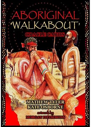 Карти оракул прогулянка аборигенів – aboriginal walkabout oracle cards. solarus, англійською bm