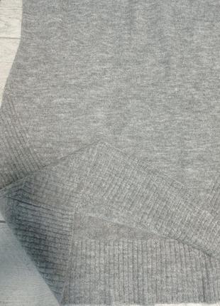 Теплое платье свитер серый меланж c&a. размеры m, l7 фото