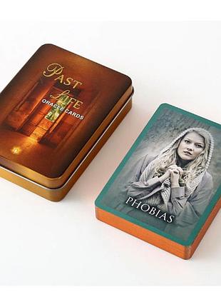 Карти оракул минулого життя (past life oracle holography) od-30534 у металевій коробці, 44 карт, англійською bm