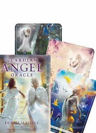 Карты оракул ангела-хранителя - guardian angel oracle cards. rockpool publishing, 44 карт, на английском bm