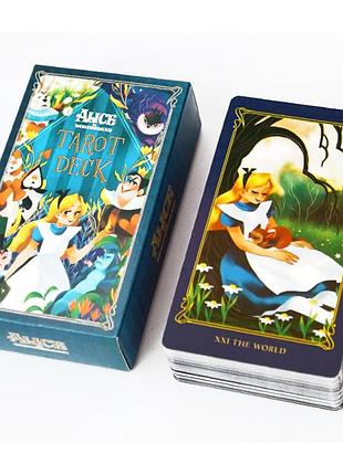 Карты таро алиса в стране чудес (alice in wonderland tarot) od-30588, 78 карт, на английском bm