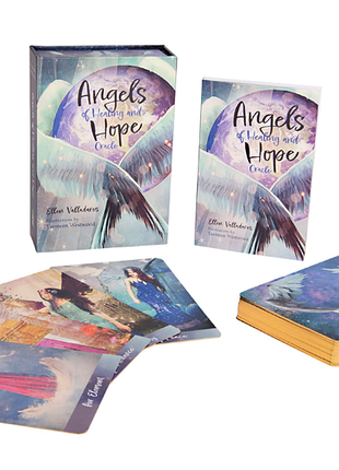 Карти оракул ангелів зцілення - angels of healing and hope oracle, 44 карт, англійською bm