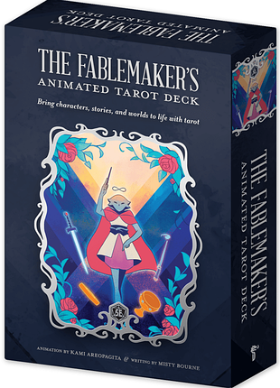 Карты таро сказочники анимированная колода - the fablemaker's animated tarot deck, 78 карт, на английском bm