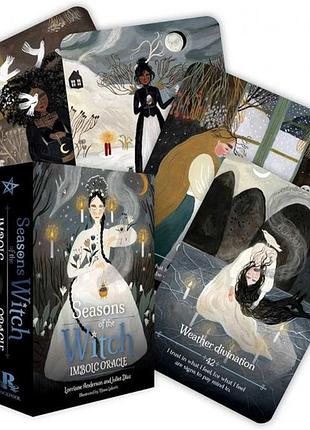 Карти оракул пора року відьми імболк - seasons of the witch. imbolc oracle. rockpool publishing, 44 карт, англійською bm