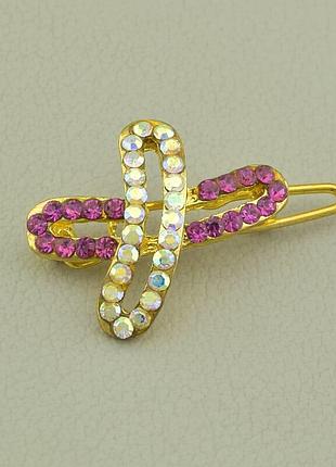 113775 шпилька 'fashion' crystal 27х22
