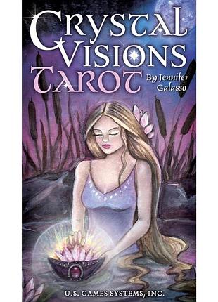 Карти таро кристального бачення – crystal visions tarot. u.s. games systems, 78 карт, англійською bm