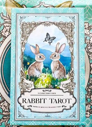 Карты таро акварельный кролик 78 карт - rabbit tarot, на английском bm