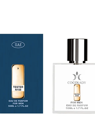 Парфуми cocolady no 158 схожі на paco rabanne 1 million / пако рабан 1 мільйон / 50 ml