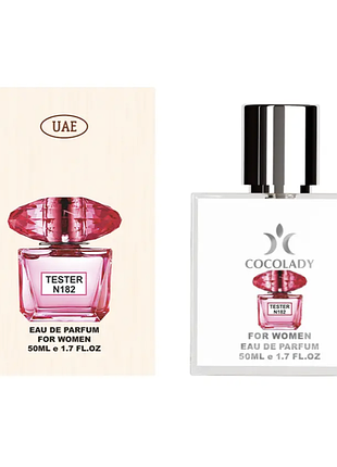 Парфуми cocolady no 182 схожі на versace bright crystal absolu (версаче брайт кристал абсолю) 50 ml