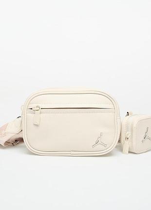 Сумка через плече jordan monarch camera bag (1 l) beige (wa9164-x27)