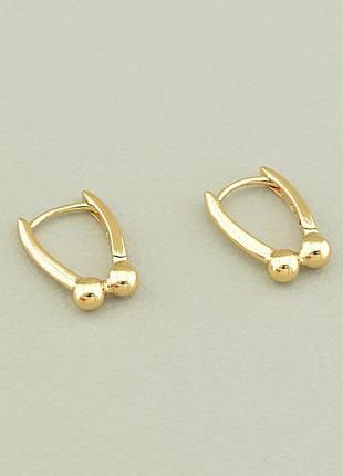 113412 серьги 'xuping' (позолота 18к)