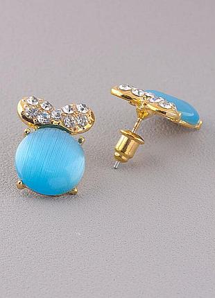 Сережки 'fashion' crystal біжутерний сплав 8,25 г