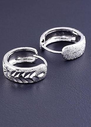 084415 серьги 'xuping' (родий)
