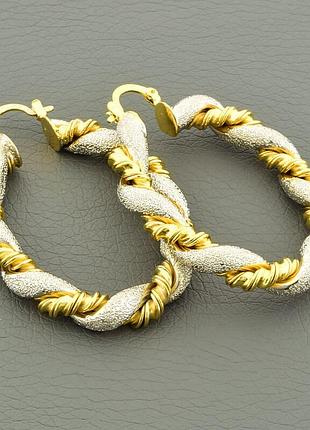 1323 сережки 50x35мм.