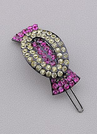 092985 заколка 'fashion' сrystal 45х20