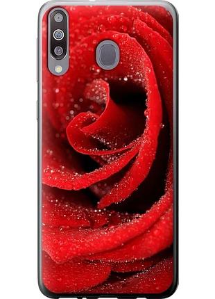 Чохол 2d пластиковий на телефон samsung galaxy m30 червона троянда "529t-1682-58250"