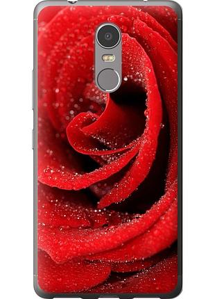 Чохол 2d пластиковий на телефон lenovo k6 note червона троянда "529t-453-58250"