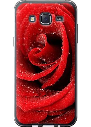 Чохол 2d пластиковий на телефон samsung galaxy j5 (2015) j500h червона троянда "529t-100-58250"
