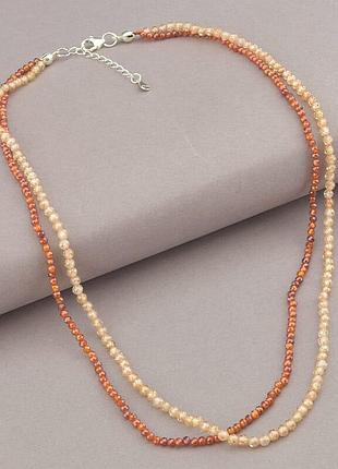 105294 подвеска циркон серебро(925) 40 см.