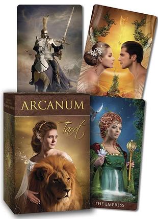 Карты таро арканум - arcanum tarot. lo scarabeo., 78 карт, на английском bm