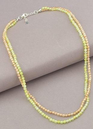 105296 подвеска циркон серебро(925) 40 см.