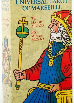 Карти таро універсальне марсельське - universal tarot of marseille. lo scarabeo, 78 карт, англійською bm