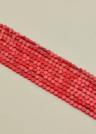 129547 нитка коралл 40 см. (без замка)