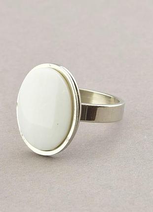 062680-220 кольцо 'stainless steel' перламутр медицинская сталь 316l
