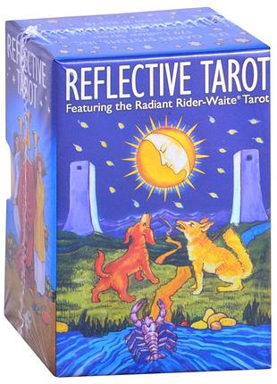 Карты таро отражающее с изображением сияющего таро райдера-уэйта - reflective tarot featuring the radiant rider-waite tarot bm