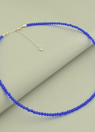 Подвески шпинель серебро (925) 40 см