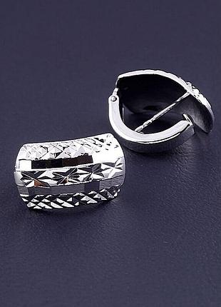 086905 серьги 'xuping' (родий)