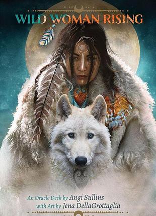 Карты оракул восхождение дикой женщины - wild woman rising, 44 карт, на английском bm