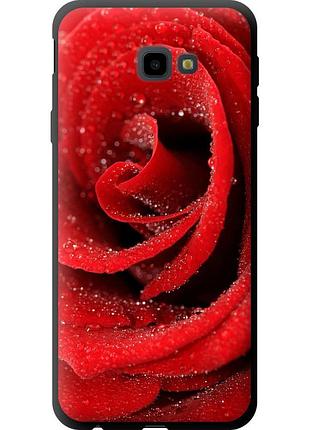 Чохол tpu на телефон samsung galaxy j4 plus 2018 червона троянда "529b-1594-58250"