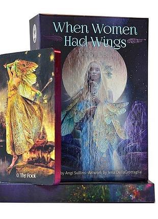 Карты таро когда у женщины были крылья - when women had wings tarot deck. u. s. games systems, 78 карт, на английском bm
