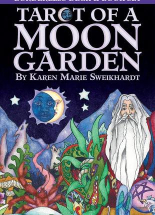 Карти таро безрамкове місячного саду - tarot of a moon garden borderless deck, 78 карт, англійською bm