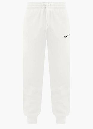 Брюки жіночі nike nsw phnx flc mr white (fz7626-133)