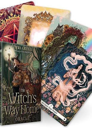 Карты оракул путь ведьмы к себе - the witch’s way home oracle hay house , 44 карт, на английском