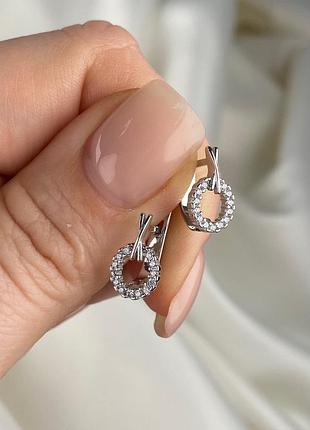 Серебряные серьги 925 проба
