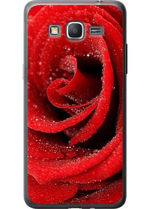 Чехол 2d пластиковый на телефон samsung galaxy j2 prime красная роза "529t-466-58250"