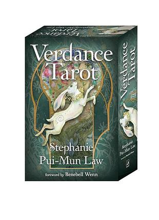 Карти таро буйної зелені - verdance tarot llewellyn, 78 карт, англійською bm