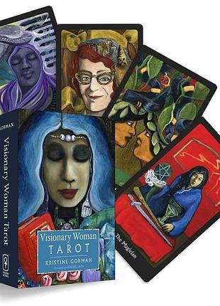 Карти таро жінка візіонер - visionary woman tarot weiser books, 78 карт, англійською bm