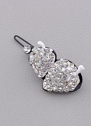 092983 заколка 'fashion' сrystal 40х20