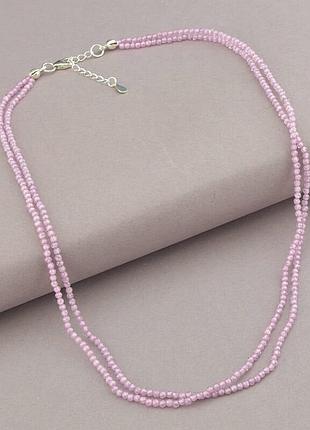 105290 подвеска циркон серебро(925) 40 см.